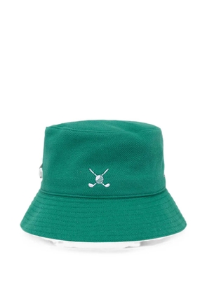 Kangol reversible logo-embroidered bucket hat - Green