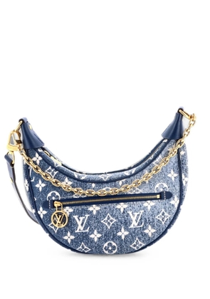 Louis Vuitton Pre-Owned Loop Handbag Monogram Jacquard Denim hobo bag - Blue