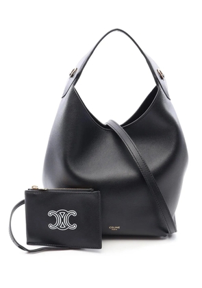 Celine Pre-Owned 2000-2026 Leather Teen Hobo satchel - Black