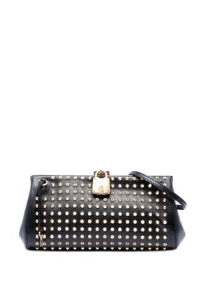 Burberry Pre-Owned 2000-2017 Studded Calfskin Padlock crossbody bag - Black