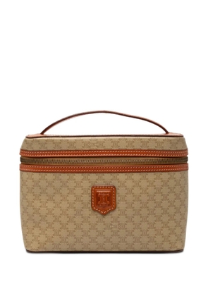 Celine Pre-Owned 1996 Macadam Coated Canvas vanity bag - Neutrals