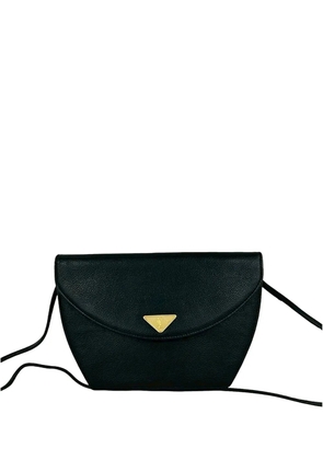 Saint Laurent Pre-Owned 1980-1990 Calf Leather crossbody bag - Black