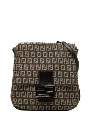 Fendi Pre-Owned 2000-2010 Zucchino Canvas crossbody bag - Brown