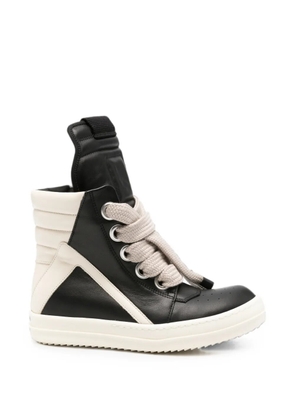 Rick Owens Geobasket lace-up sneakers - Black