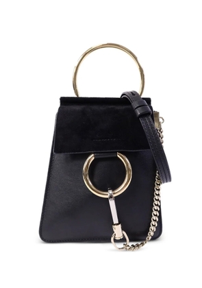 Chloé Vintage Faye ring-detail shoulder bag - Black