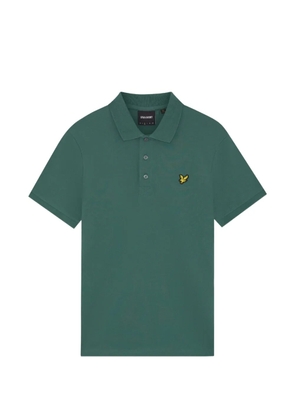 Lyle & Scott embroidered-logo cotton polo shirt - Green
