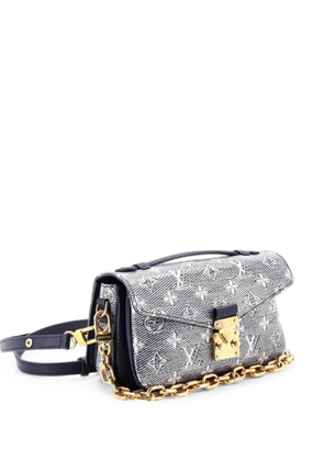 Louis Vuitton Pre-Owned Pochette Metis Monoglam Jacquard Canvas East West shoulder bag - Blue