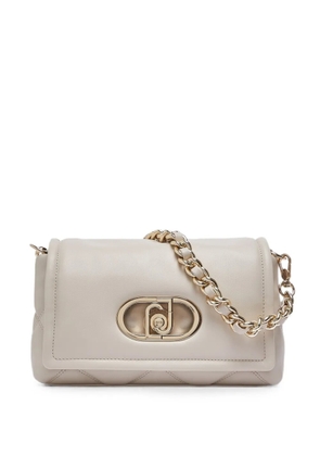 LIU JO medium LaPuffy bag with quilted design - Neutrals