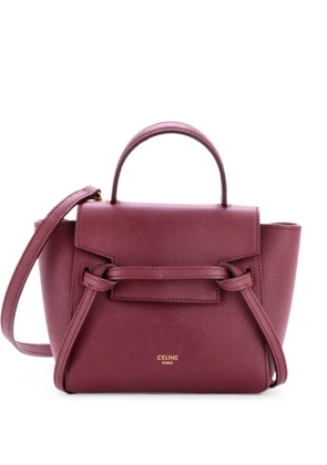 Celine Pre-Owned Belt Bag Textured Leather Pico shoulder bag - Purple