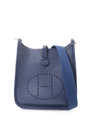 Hermès Pre-Owned TPM Evelyne leather shoulder bag - Blue