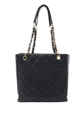 CHANEL Pre-Owned 2003-2004 Caviar Petite Shopping tote bag - Black
