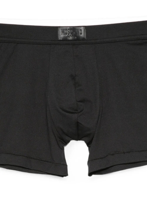 Moschino logo-patch boxers - Black