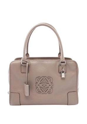 Loewe Pre-Owned 2010-2026 Leather Amazona 35 handbag - Neutrals
