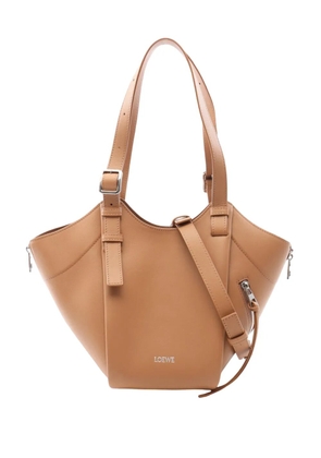 Loewe Pre-Owned 2010-2026 Leather Hammock Flip Bag satchel - Brown