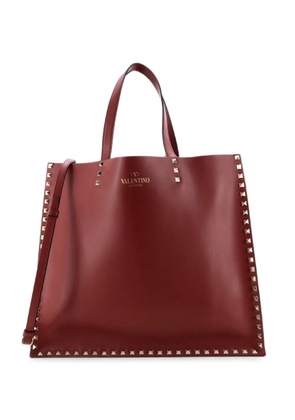 Valentino Garavani Pre-Owned Rockstud Shopping Leather Large tote bag - Red