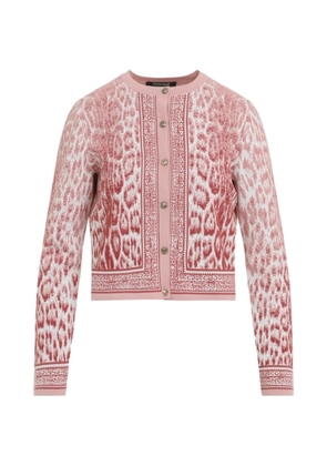 Roberto Cavalli jacquard cardigan - Pink
