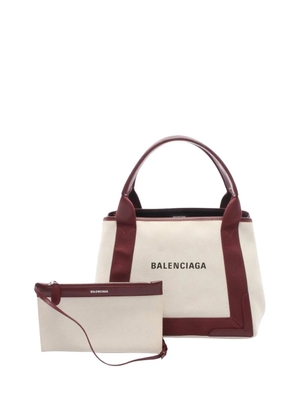Balenciaga Pre-Owned 2010-2016 Canvas Navy Cabas S tote bag - Neutrals