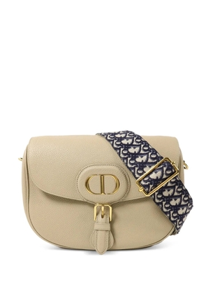 Christian Dior Pre-Owned large Bobby leather shoulder bag - Neutrals