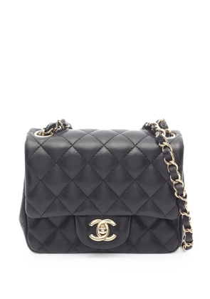 CHANEL Pre-Owned 2021s mini Classic Flap shoulder bag - Black
