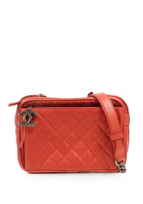 CHANEL Pre-Owned quilted CC shoulder bag - Red
