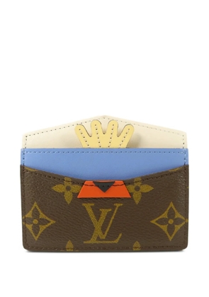 Louis Vuitton Pre-Owned Tribal Mask monogram-pattern card holder - Brown