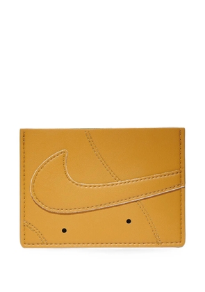 Nike logo-detail wallet - Brown