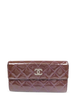 CHANEL Pre-Owned CC turn-lock wallet - Purple