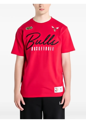Mitchell & Ness Bulls Basketball logo-print T-shirt - Red