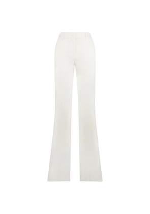 Alberta Ferretti high-waisted flared trousers - White