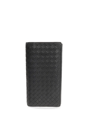 Bottega Veneta Pre-Owned Intrecciato long wallet - Black