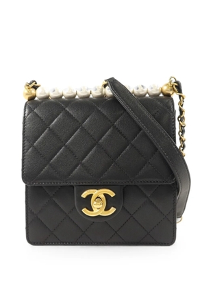 CHANEL Pre-Owned quilted CC turn-lock shoulder bag - Black