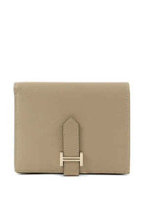 Hermès Pre-Owned 2018 Bearn leather wallet - Grey