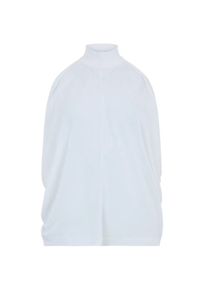 Alberta Ferretti high-neck sleeveless top - White