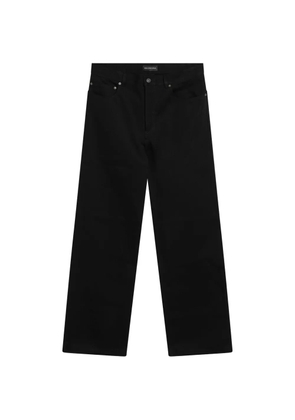 Balenciaga curved-knee jeans - Black