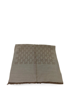 Gucci Pre-Owned GG monogram scarf - Neutrals