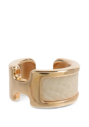 Hermès Pre-Owned Olympe Epsom leather ear cuff - Gold