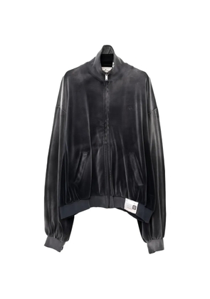 Maison MIHARA YASUHIRO velour zip-up track jacket - Grey