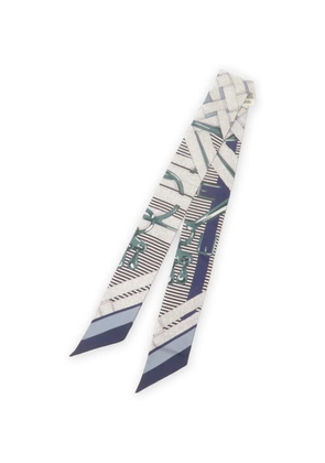 Hermès Pre-Owned Mors à Jouets Chemise Twilly scarf - Blue