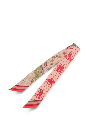 Hermès Pre-Owned Twilly scarf - Pink