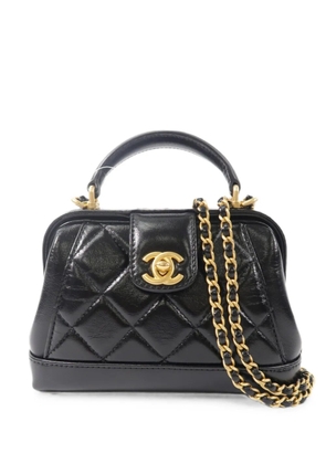 CHANEL Pre-Owned CC turn-lock doctor bag - Black