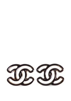 CHANEL Pre-Owned CC cut-out earrings - Gold