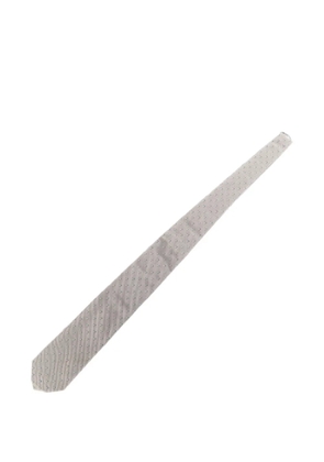 Gucci Pre-Owned GG silk tie - Grey