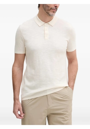 Joop! fine-knit short-sleeved polo shirt - Neutrals