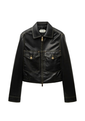Versace nappa blouson - Black