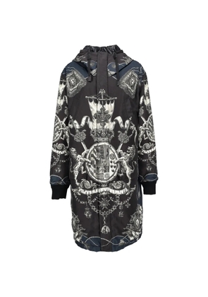 Dolce & Gabbana Pre-Owned heraldic-print hooded parka - Black