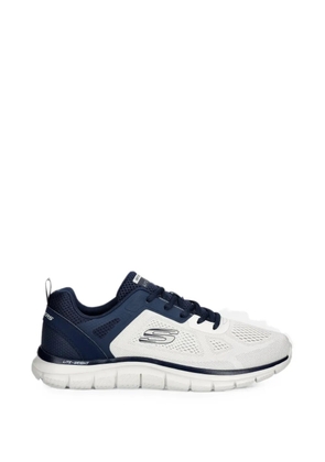 Skechers Track Broader logo-patch mesh sneakers - White