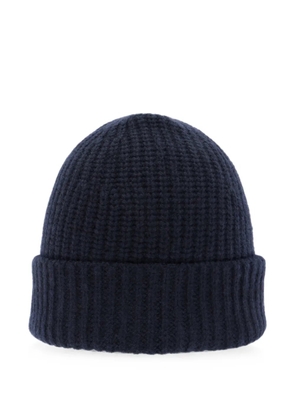 Emerson Renaldi waffle-knit turn-up beanie hat - Blue