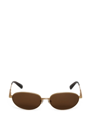 Jacquemus geometric-frame sunglasses - Gold