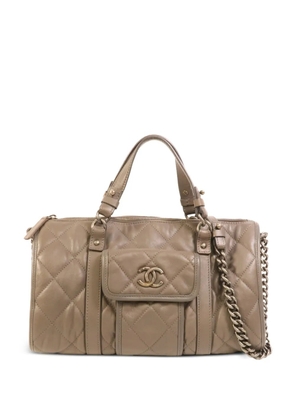 CHANEL Pre-Owned CC quilted tote bag - Neutrals