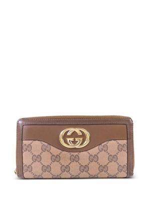 Gucci Pre-Owned logo-pattern wallet - Neutrals